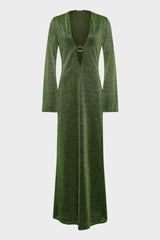 LUMIÈRE O-LONG KAFTAN GREEN