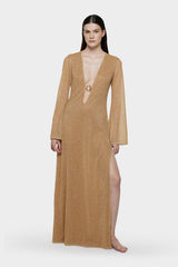 LUMIÈRE O-LONG KAFTAN GOLD