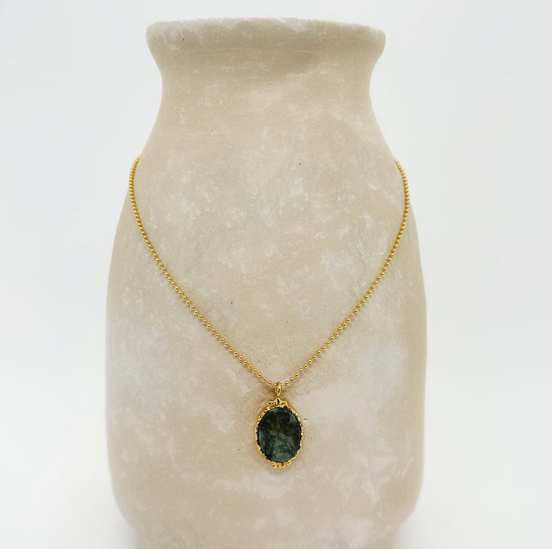 Despina Pearl Necklace 24k