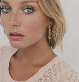 Racine Earrings Gold | حلق نسائي