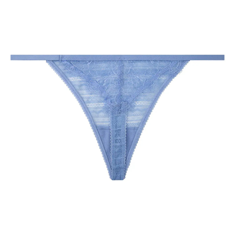Roomservice Blue Thong | الملابس الداخلية الدانتيل