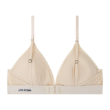 Darling Padded Off-White Lace Triangle Bralette for Ultimate Comfort & Style