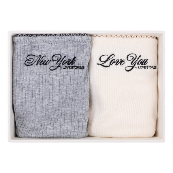 Love Stories Clio 2-Pack Mid-Waist Brazilian Briefs - Luxurious Cotton Comfort