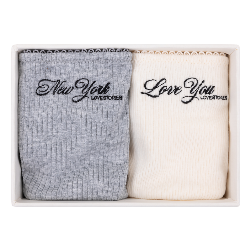 Love Stories Clio 2-Pack Mid-Waist Brazilian Briefs - Luxurious Cotton Comfort