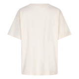 Josie Oversized Cotton Tee with 'Thank You Love You' Print, Relaxed Fit