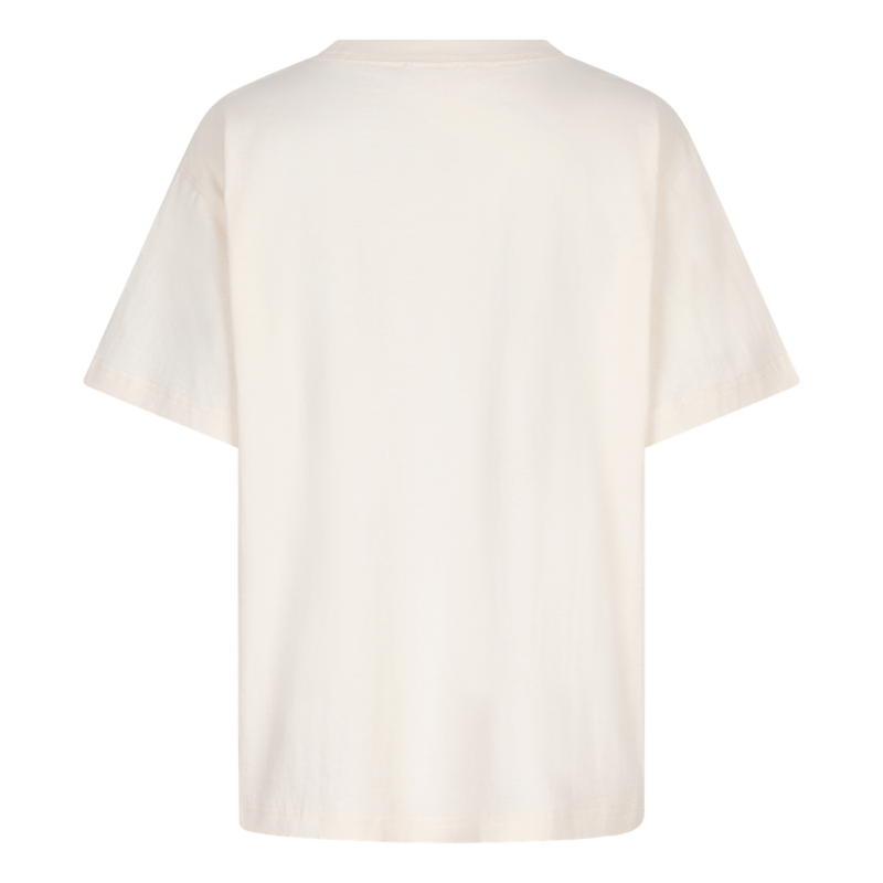 Josie Oversized Cotton Tee with 'Thank You Love You' Print, Relaxed Fit