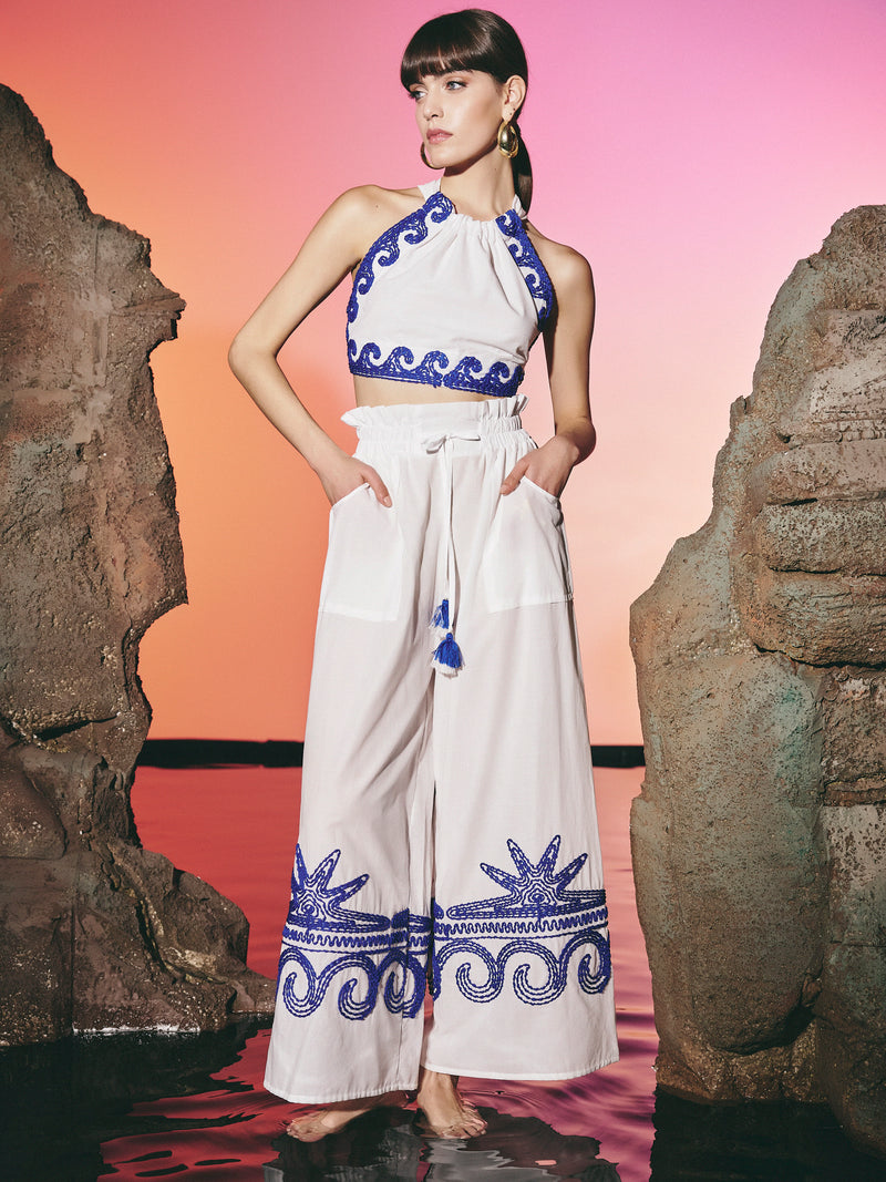 Sea Star Trousers White | سراويل نسائية