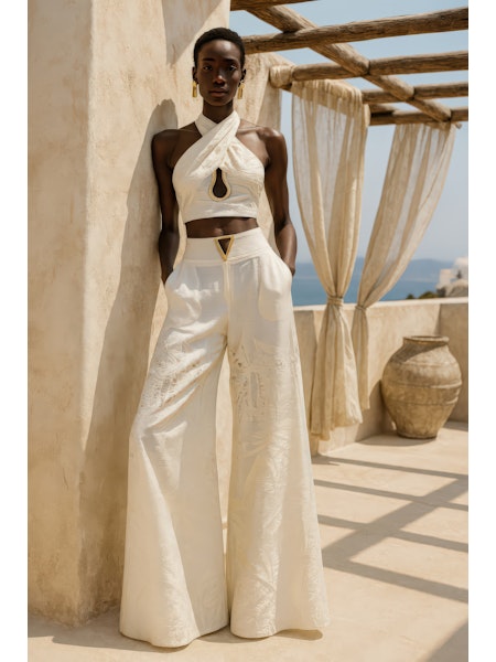 Trouser Lunara Elysium Off White سروال