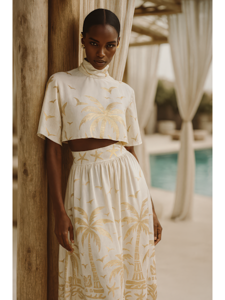 Skirt Asteria Elysium Off White | تنورة نسائية
