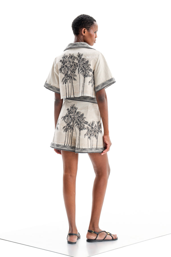 Shirt Ananke Althea Palm | أعلى النساء