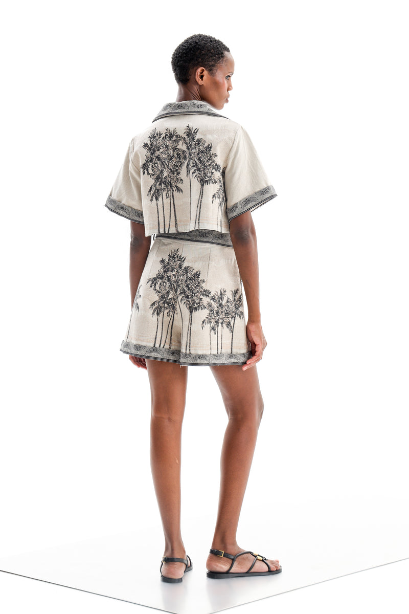 Shirt Ananke Althea Palm | أعلى النساء