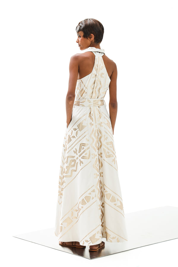Maxi Dress Althea Gold| فستان نسائي