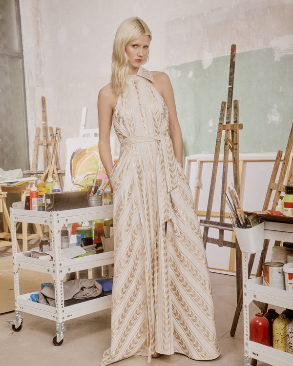 Maxi Dress Pylia Callisto Gold| فستان نسائي