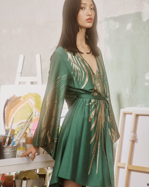 Short Dress Andromeda Callisto Emerald| فستان نسائي