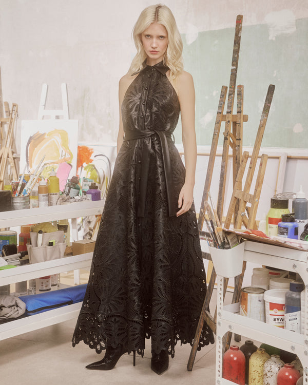 Maxi Dress Hermione Callisto  Black/ فستان نسائي