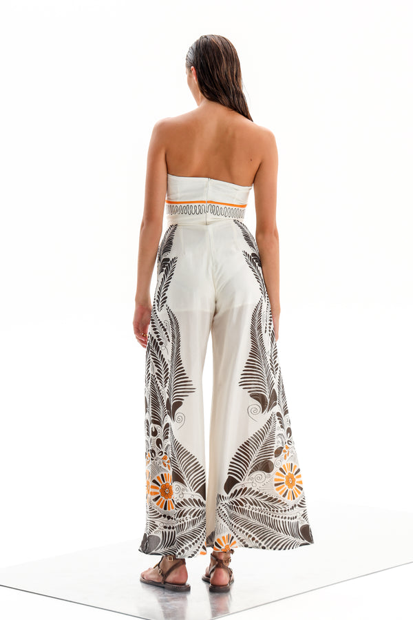 Jumpsuit Pothos Off White| المرأة القصيرة