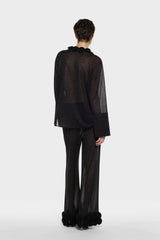 LUMIERE ROSE  LONG SHIRT | قميص علوي نسائي