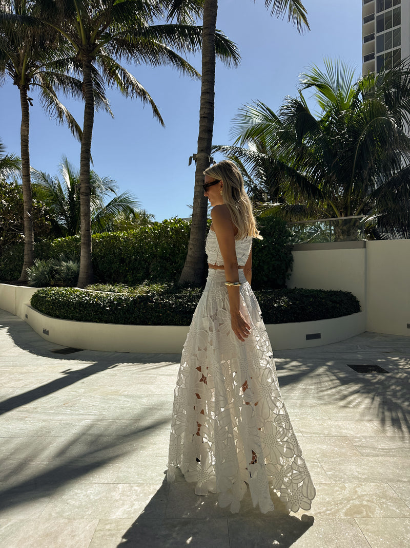Skirt Petunia Maxi Calisto Althea White | تنورة نسائية