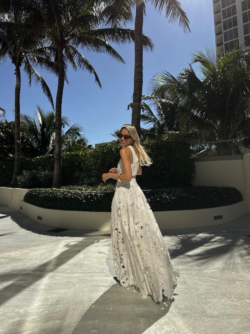 Skirt Petunia Maxi Calisto Althea White | تنورة نسائية