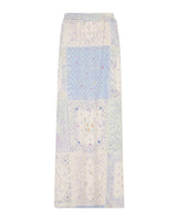 Skirt Slitty Knit Bandana Astrology Virgo | تنورة Slitty