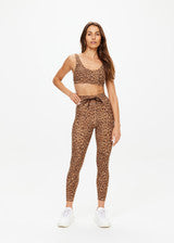 Leopard Print 25in Midi Pant