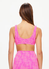 The Upside Nevada Scoop Neck Jasmine Bra - Rosa