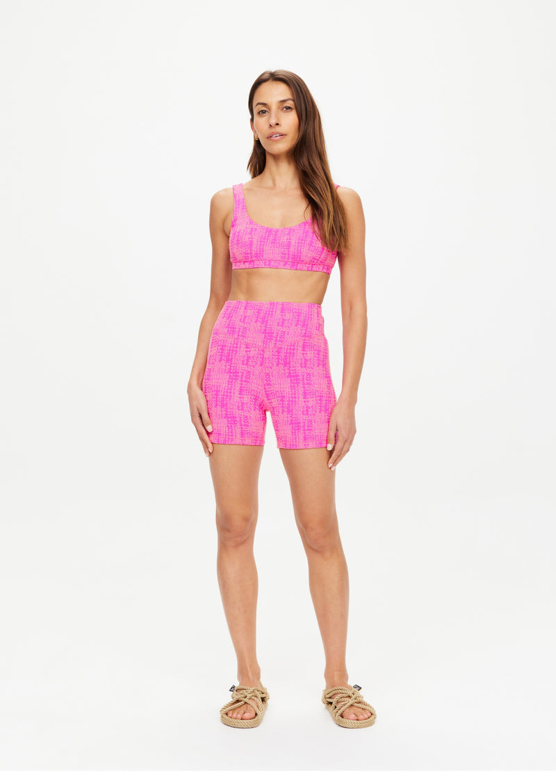 The Upside Nevada Scoop Neck Jasmine Bra - Rosa