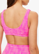 The Upside Nevada Scoop Neck Jasmine Bra - Rosa