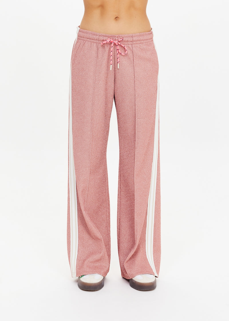 Sparkle Galaxia Loretta Pant: Mid-Rise, Straight Leg, Drawcord Waist