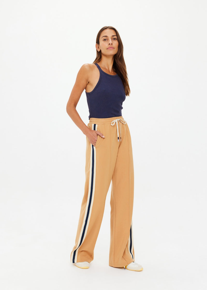 THE UPSIDE Women's Le Sport Marnie Ochre Wide Leg Pant - Comfortable Stylish Activewear
