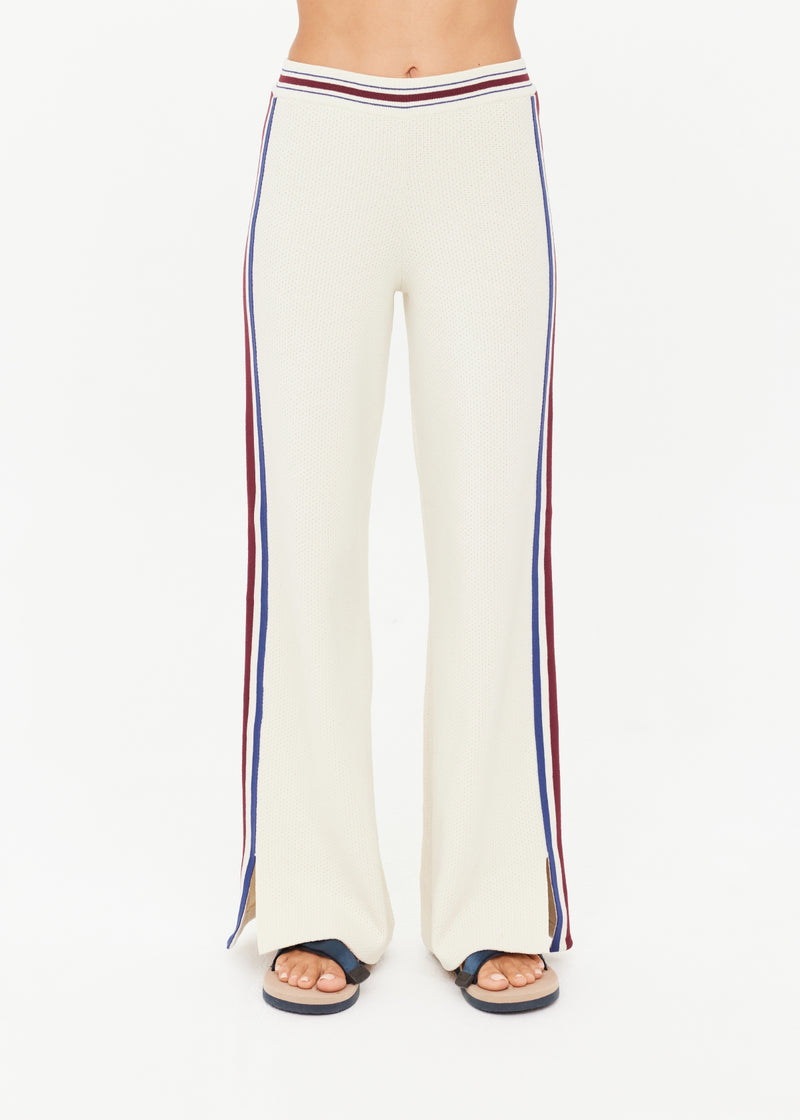 Adesa Kansas Women's Creme Knit Wide-Leg Pant for Ultimate Comfort & Style