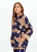 Chic THE UPSIDE Mirage Carmen Organic Cotton Quilted Patchwork Jacket