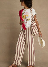 Women's Organic Cotton Creme Feeling Lucky Jodhi Tee - Classic Fit Everyday Graphic