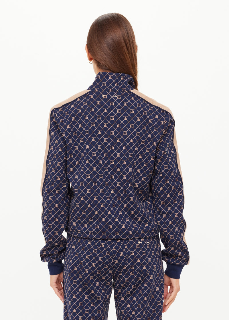 THE UPSIDE Ezra Morgan Monogram Quarter-Zip: Chic Comfort for the Modern Woman