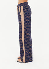 Women's Ezra Nova Flare Pant Monogram Jacquard Geometric Wide Leg Lifestyle