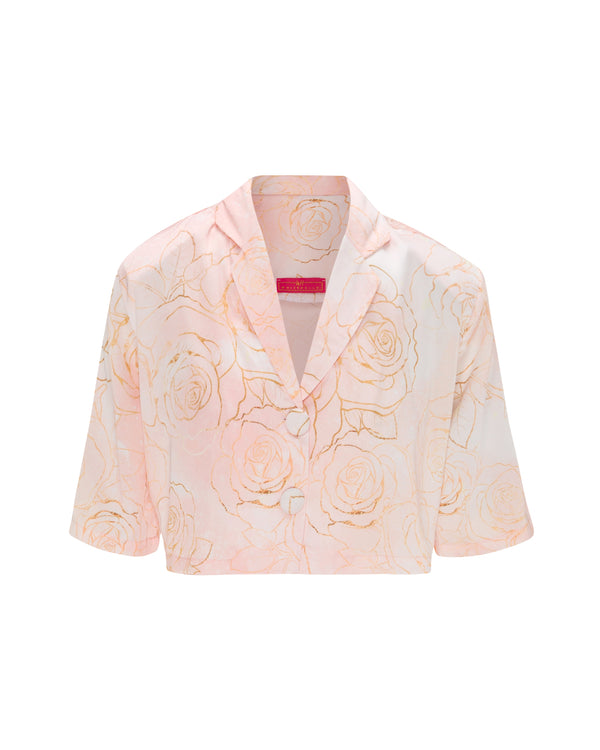 Shirt Alba Astrology Roses Gradient Lace Detail | بلوزة نسائية Alba