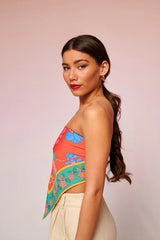Anna Scarf (Floral) | وشاح المرأة - Maison Clad