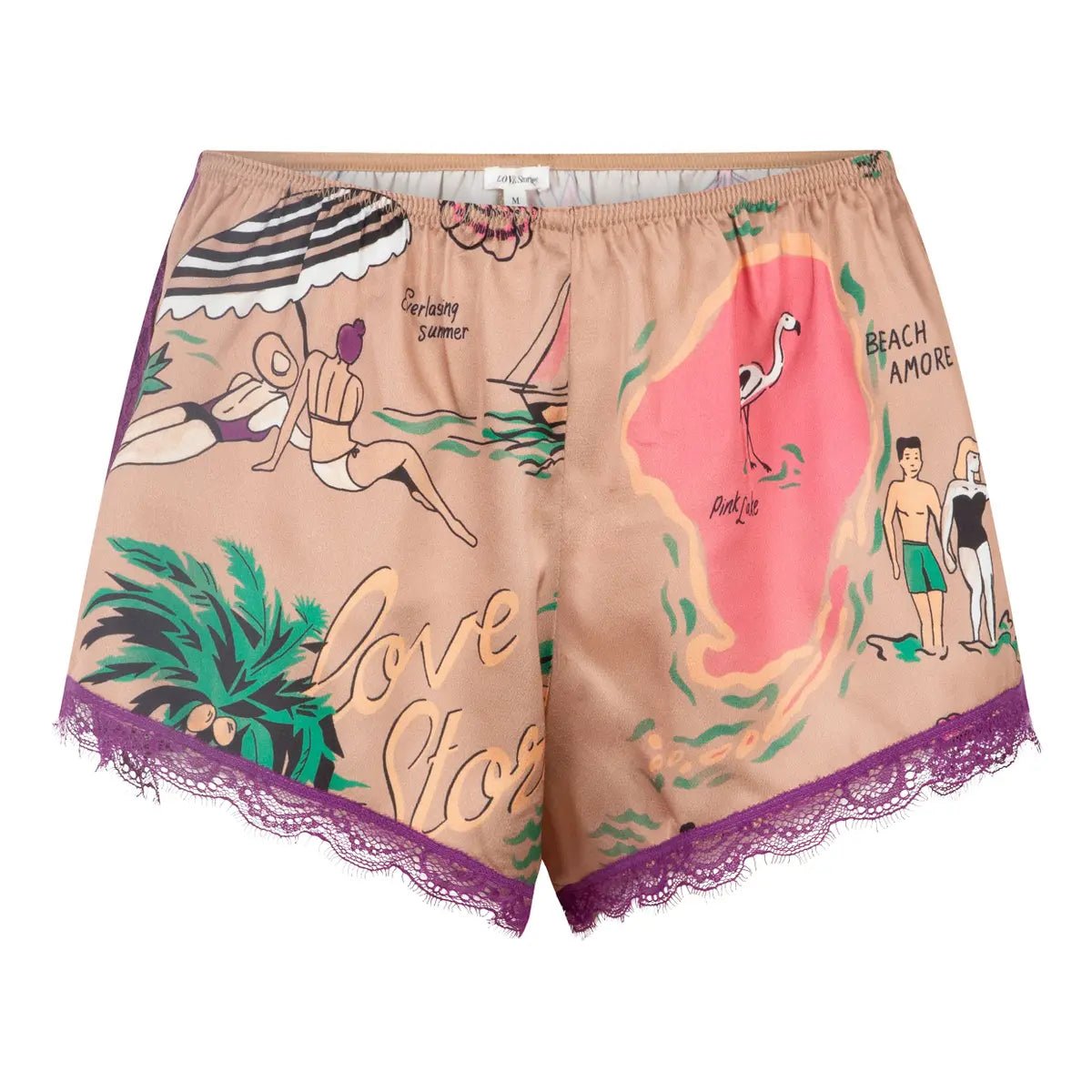 Apollo Brown Shorts | بيجاما نسائية - Maison Clad
