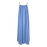 Apricot Blue Dress | فستان النوم - Maison Clad