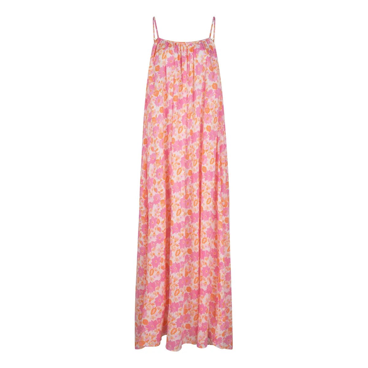 Apricot Pink Slip Dress | فستان النوم - Maison Clad