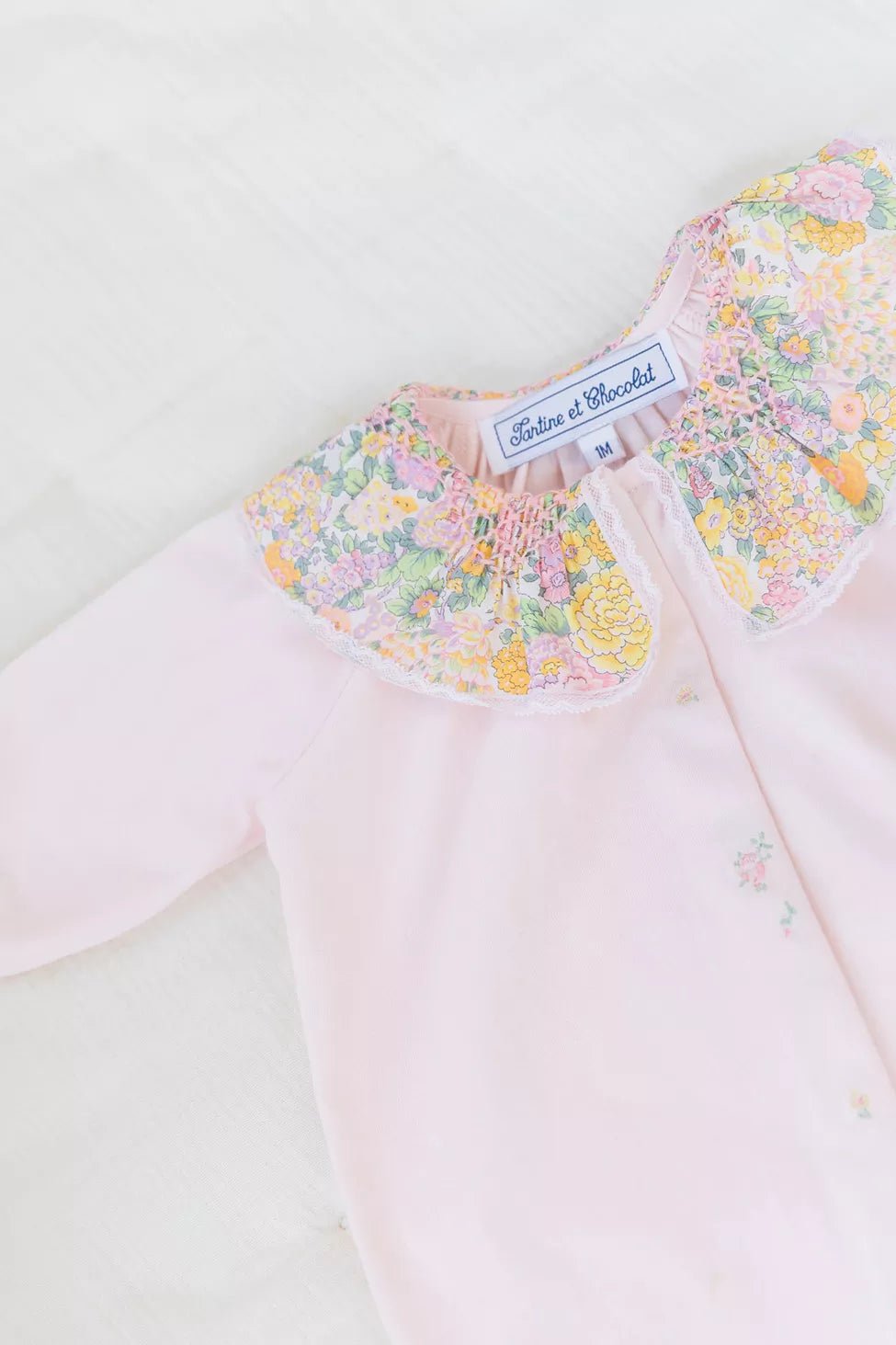 Baby Pyjama - Pale Pink | بيجامة - Maison Clad