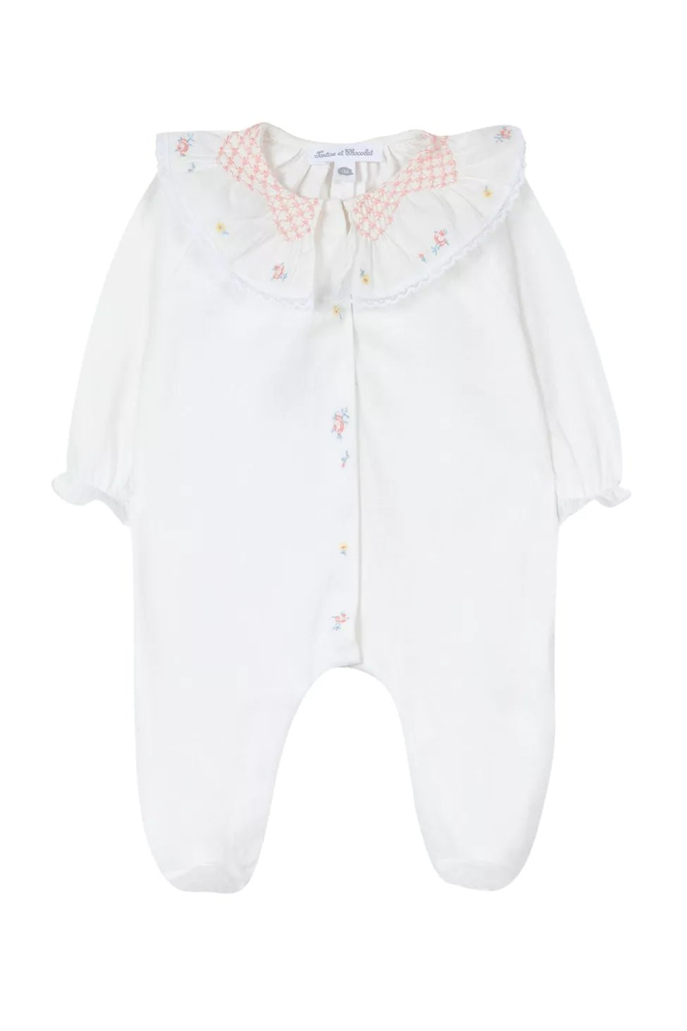 Baby Pyjama - White | بيجامة - Maison Clad