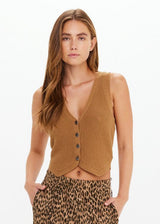 Babylon Button Knit Vest| بلوزة Babylon - Maison Clad
