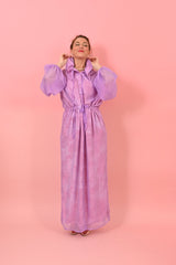 Bayt Dress Lilac Tie and Dye| فستان نسائي - Maison Clad