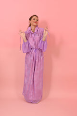 Bayt Dress Lilac Tie and Dye| فستان نسائي - Maison Clad