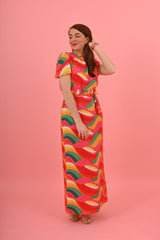 Benji Dress Multicolor | فستان نسائي - Maison Clad