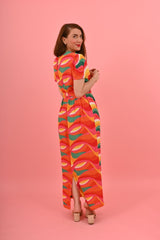Benji Dress Multicolor | فستان نسائي - Maison Clad