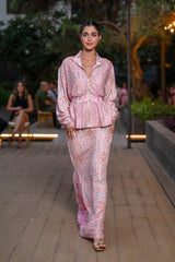 Bomber Texas Aztec knit Silk Astrology Taurus | سترة - Maison Clad