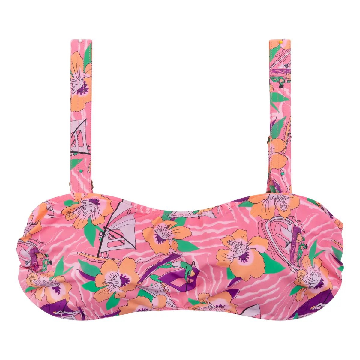 Bondi Pink Bikini Top | ملابس سباحة نسائية - Maison Clad