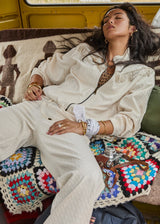 Bow N Arrow Flare trouser| سروال Bow N Arrow - Maison Clad